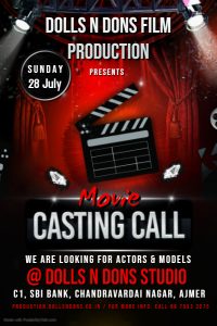 Copy of CASTING CALL FLYER TEMPLATE - Made with PosterMyWall